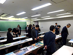 審査会の様子(於:専門学校東京テクニカルカレッジ)