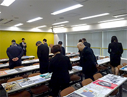 審査会の様子(於:専門学校東京テクニカルカレッジ)