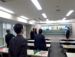 審査会の様子(於:専門学校東京テクニカルカレッジ)